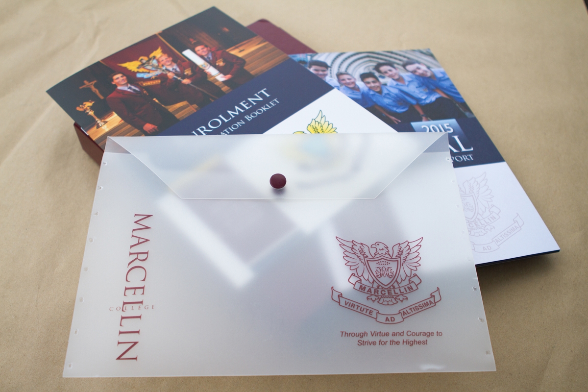 Marcellin College Branded Materials